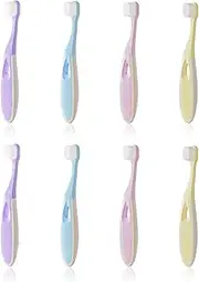 SAIIURV Kids Soft Bristle Toothbrushes 8 Pack Sensitive Gums Micro Nano Toothbrush for Teeth Children 3-12 Years (8 Pieces, One Size)