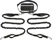 Dog Lead Cable, Reflective Tie-Out Cable for Heavy Dogs, Heavy Duty Recall Training Doggy Lead with Storage Bag Long Pet Supplies for Medium Large Running