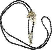 [WATIIFUFU] Wolf Head Collar Necklace Wolf Neck Chain Wolf Head Chain Mens Necklaces Carnelian Necklace Neck Chains for Men Necklace Ornament Neck Decoration Tie for Men Nordic Necklace Alloy