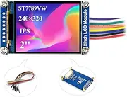 General 2inch IPS LCD Display Module 240×320 Resolution 2.0inch Monitor Embedded Controller RGB, 262K Color Display Color LED Backlight ST7789 Driver SPI Interface