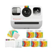 Polaroid GO Camera with Five GO Color Film Packs and Accessory Bundle