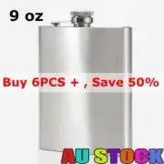 1PC 9OZ Stainless Steel Whisky Pocket Flask Hip Liquor Alcohol Bottle