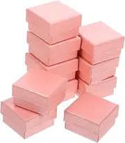 GARVALON 10pcs Boxes Jewelry present Boxes for Necklaces Earrings Rings Reusable Packaging Cases with Soft Inserts for present Presentation and Storage