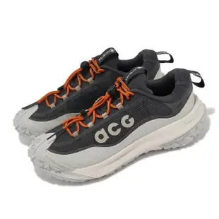 【NIKE 耐吉】戶外鞋 ACG Mountain Fly 2 Low GTX 防水 煙灰 橘 機能 越野 男鞋(HF6245-002)