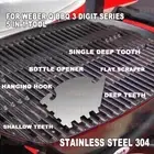 3 digit BBQ Scraper Cleaning Tool 5 in 1 Bottle Opener to suit Weber Q BBQs