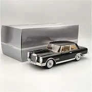 Scale Finished Model Car 1:18 for Mercedes Benz 600 W100 1965 Simulation Luxury Car Model Diecast Vehicle Collection Ornament Miniature Replica Car