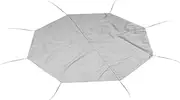 Alasum 1Pc Dog Playpen Cover Outdoor Crate Roof Protector for Pets Easy to Install for Indoor Outdoor Use Grey Color