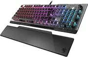 ROCCAT Vulcan 120 - Mechanical RGB Gaming Keyboard, AIMO LED Per-Key lighting, ROCCAT Titan switches, durable design (aluminum top plate), multimedia wheel, detachable wrist rest