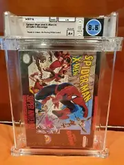 Spider-Man & X-Men Arcade's Revenge SNES WATA 8.5 A+ Sealed 1992 Super Nintendo