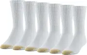 [Gold Toe] unisex-adult Cushioned Cotton Short Crew Socks, 6-pack Socks