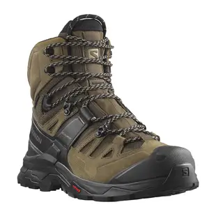 SALOMON 法國 41630700 QUEST 4 GTX 防水中筒登山鞋 男款 藻綠/棕/黑 33SL416307