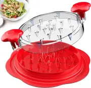 Meat Chicken Shredder Large Chicken Breast Shredder Tool Twist with Brush & Fork