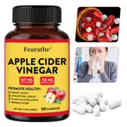 Apple Cider Vinegar Capsules - Cardiovascular Health, Immune System Support
