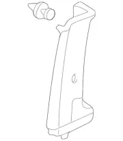 Genuine Honda Lock Pillar Trim 84111-S5P-A01ZA (for: Honda)