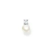 Buy Single ear stud pearls and white stone silver by Thomas Sabo online - THOMAS SABO Australia