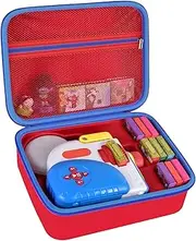 Case Compatible with Little Tikes for Story Dream Machine Books Starter Set, Toys Protective Container for Little Tikes for Storytime Audio Play Real for Littles Character Collection (Box Only), Red