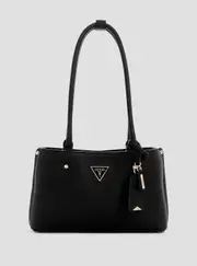 GUESS Black Meridian Shoulder Bag