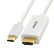 Astrotek 1.8m USB-C to HDMI Cable Type-C Gold Plated 3840 x 2160 4K@60hz White