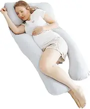 Babymoov B.Love Organic Cotton XXL Pregnancy Pillow with Detachable Maternity Nursing Support Pillow, Oeko-TEX® Certified, Made in Europe