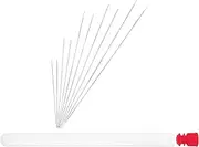 DIYEAH 1Set Beading Needles with Storage Tube of Large Eye Needles for Easy Bead Threading Durable Crafting Tools for Bracelet and Necklace Making