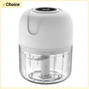 New Electric Garlic Portable Chopper Meat Grinder Masher Mini Usb Charging Use