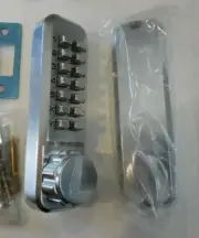 Ultra Hardware Push Button Mechanical Spring Keypad Lock Keyless PushButton