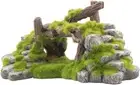 1 Resin Moss Bridge Aquarium Decoration for Fish and Turtle Tank Landscaping Roc
