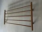 Brushed gold Non Heated Towel Rail rack round 1000mm extra wide for bath sheet