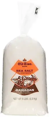 Hawaiian Pa'Akai Inc. Old Time Brand Sea Salt 5lb Bag