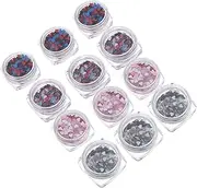 Ipetboom Nail Gems Glitter Art Glitter Strips Hotfix Rhinestones for Nail Art Sequin Love Accessories