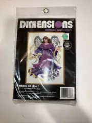 Dimensions Angel of Light Counted Cross Stitch Kit 5" x 7" #6669 New Sealed