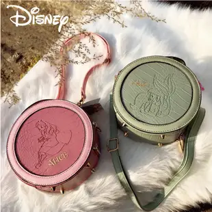 台灣現貨｜正版迪士尼 Disney｜ 蛇紋圓形包 手提包 側背包 肩背包 側包 圓包 小美人魚 愛麗絲 冰雪奇緣 米奇