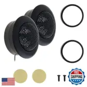 DriSentri Car Tweeters, 2pcs 800W T-120 Dome Tweeter Speakers Audio Loudspeak