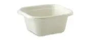 480ml Square TakeAway Base - 130x130x65mm - White 600 pcs