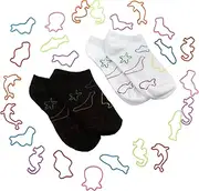 [Jefferies Socks] Little Boys' Fun Sockz Sea Life (Pack of 2) - White