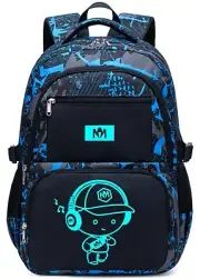 Kids Backpack Boys Camo Bookbag Teens Elementary School Bag Daypack Travel Ba...