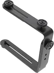 DSLR Bracket Camera Holder Dual Shaped Flashlight Mount for Speedlight and Camcorder Compatible with Tripods Positioning Interface Fine Craftsmanship