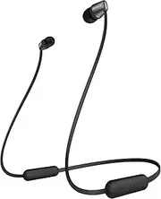 [Sony] WI-C310 Bluetooth Wireless in-Ear Headphones with Mic, up to 15h Battery Life, Black