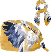 [YTYVAGT] Scrub Caps Women,Scrub Hats Suitable for Women,Bird and Flower Crane