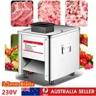 220V Meat Cutter Machine 850W Electric Commercial Meat Slicer Dicer 3.5mm Silver