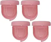 Dentojoy Dental Orthodontic Retainer/Aligner Case/Box/Mouth Guard and Denture Storage in Pink Colour (2)