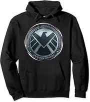 [Marvel] Agents of S.H.I.E.L.D. Eagle Chrome Badge Hoodie