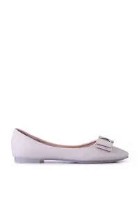 在飛比找ZALORA購物網優惠-Bow Ballerina Flats