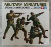 Tamiya #35013: 1/35 Scale U.S. Army Infantry Military Miniatures Kit NISB