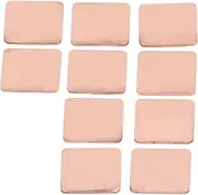 Copper Heat Sink Pad, Copper Shim Easy Installation Fast Heat Dissipation Long Life Span 20Pcs Fine Workmanship Small for Laptop (1.0mm)