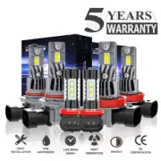 For Toyota Venza Base Sport Utility 2009-2015 LED Headlight Fog Light Bulbs Kit (for: Toyota)