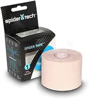 SpiderTech Gentle-Therapeutic Kinesiology Tape Roll for Hyper Sensitive and Radiated Skin 2x16.4'50mmx5m