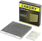 CARORY Cabin Air Filter w/Activated Carbon for Select 2001-2024 Honda, Acura Models - Accord, Civic, Crosstour, CRV, Odyssey, Passport, Pilot, Ridge line, MDX, RDX, RL, RLX, TL, TLX, TSX, ZDX