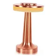Touch Cordless Lamp,Rechargeable Table lamp,3 Colors dimmable Rose Gold