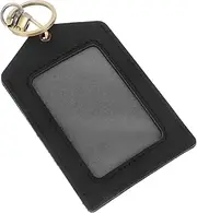 HOODANCOS Reusable Keychain Id Badge Holder Keyring Work Card Protector for Public Transport Student Id and Access Control Effortless Attachment for